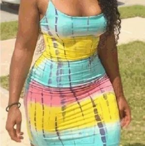 Ladies Muilt Color Dress